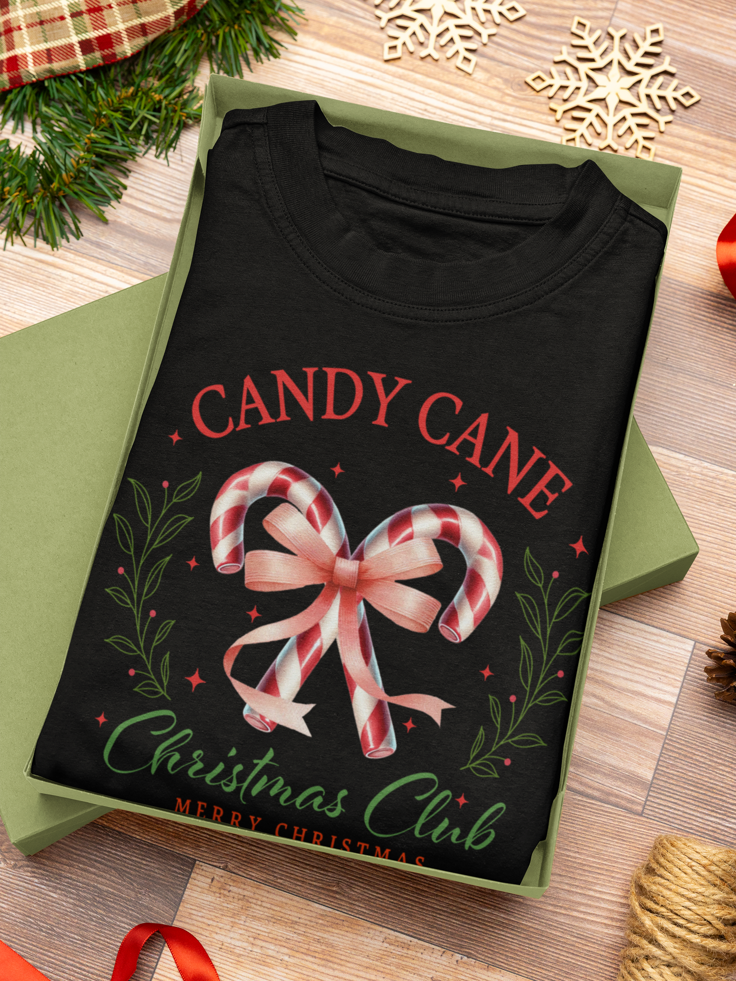 Candy Cane Christmas Club | T-Shirt