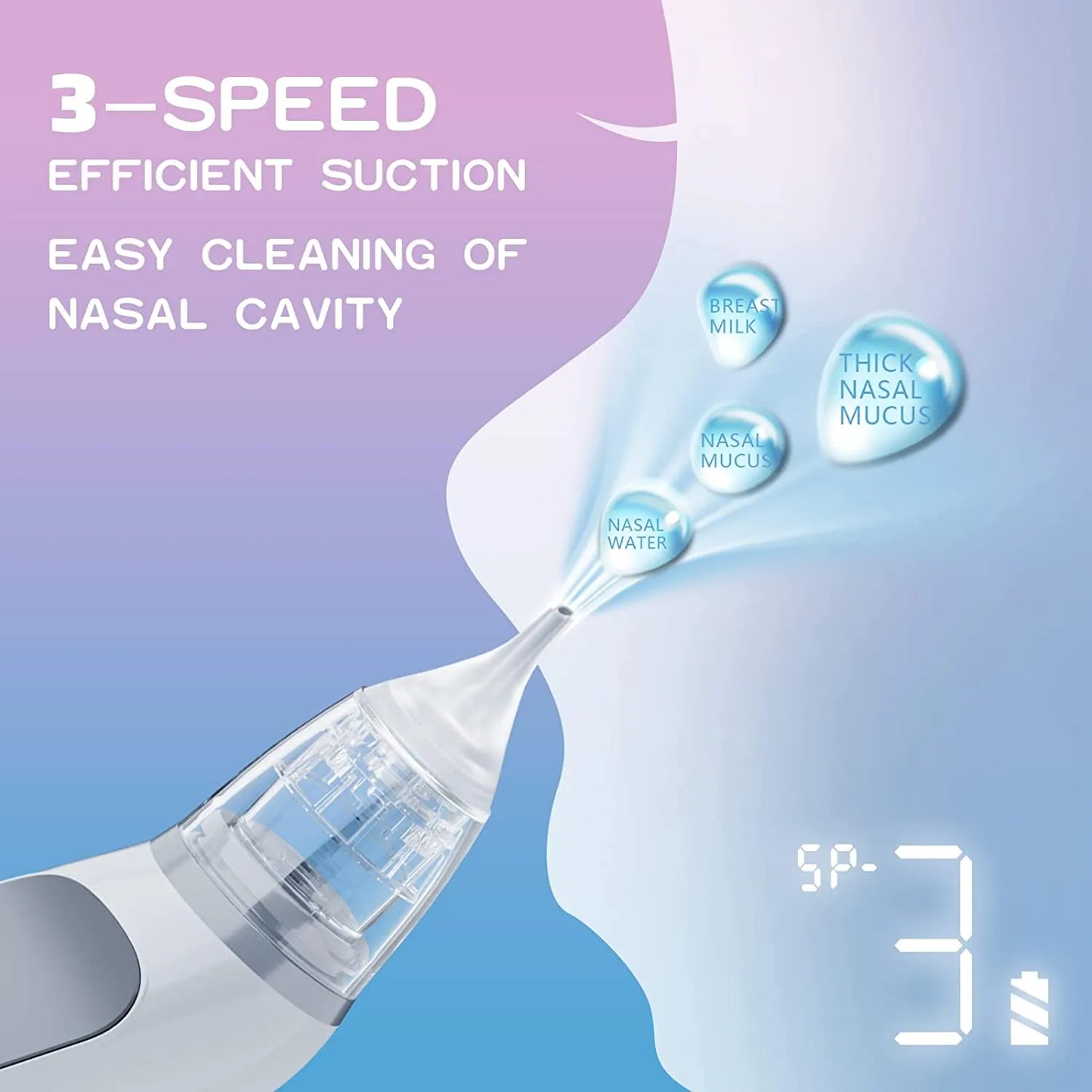 BabyBreatheEasy™ Electric Nasal Aspirator (Improved Version)