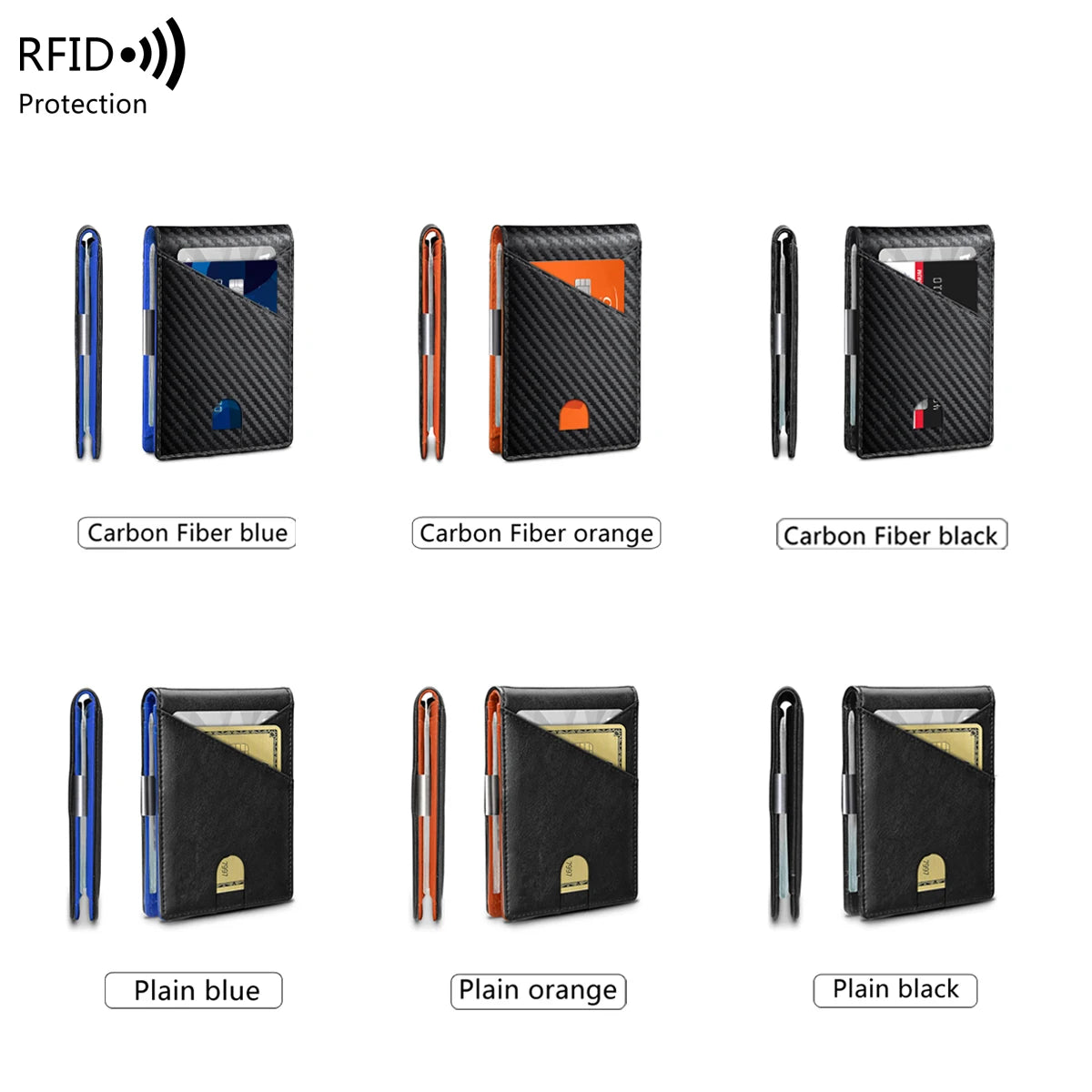 Minimalist Men's RFID Anti-theft Wallet