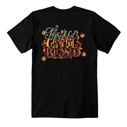 Thankful, Grateful, Blessed Women's T-Shirt