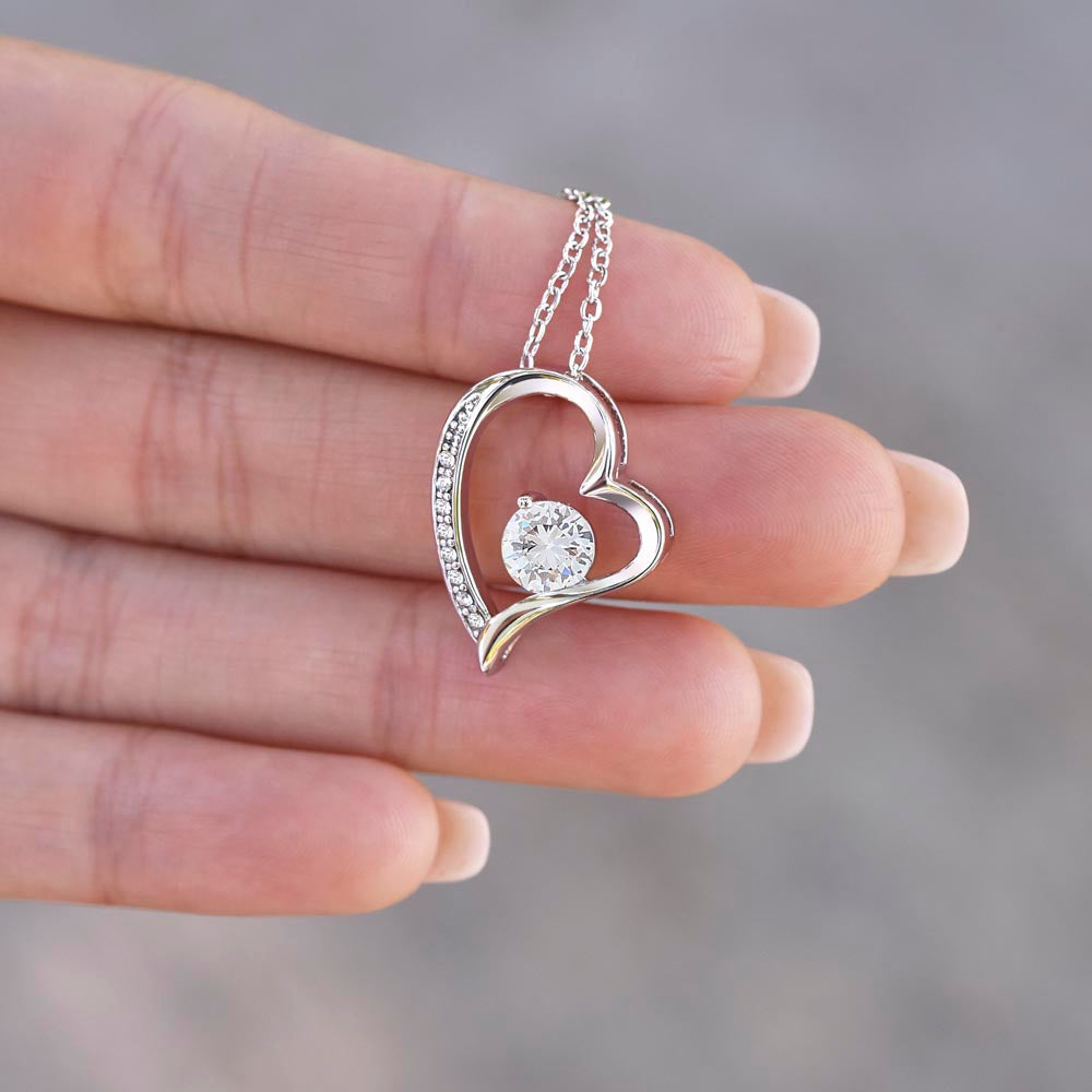 To My Beautiful Wife- B ( Love Knot Necklace)